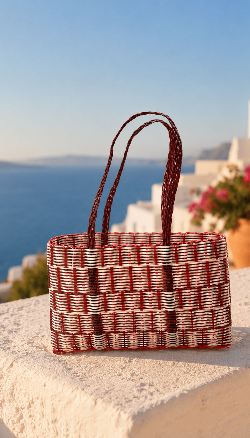 Tote City Slim — Red / White